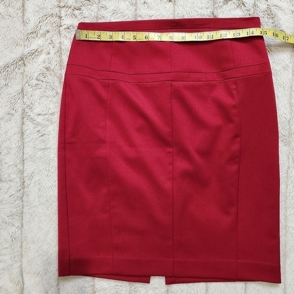 Pencil skirt red color Size 6 EXPRESS DESIGN STUDIO - Picture 11 of 16